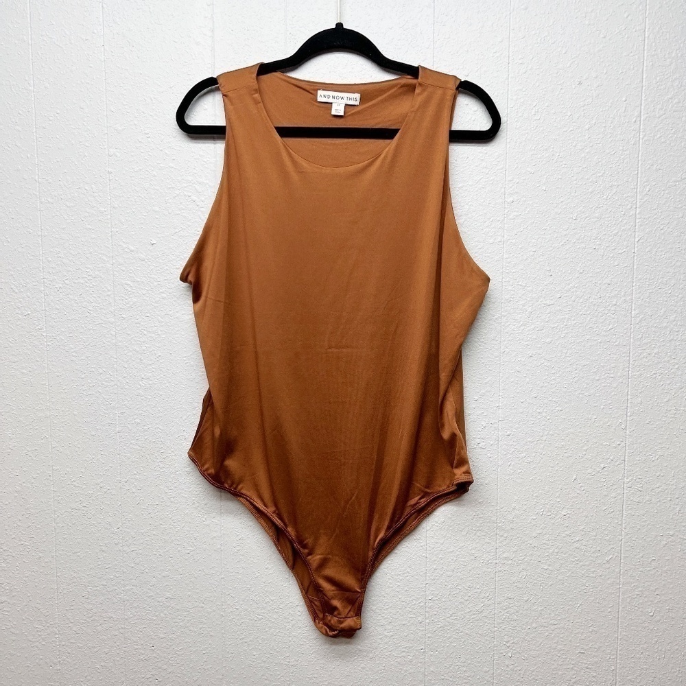 And Now This Sleeveless Womens Bodysuit 2X Workwear Career Party Elegant Event